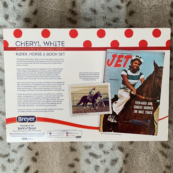 Cheryl White Breyer Rider horse and Book set - Picture 2 of 4